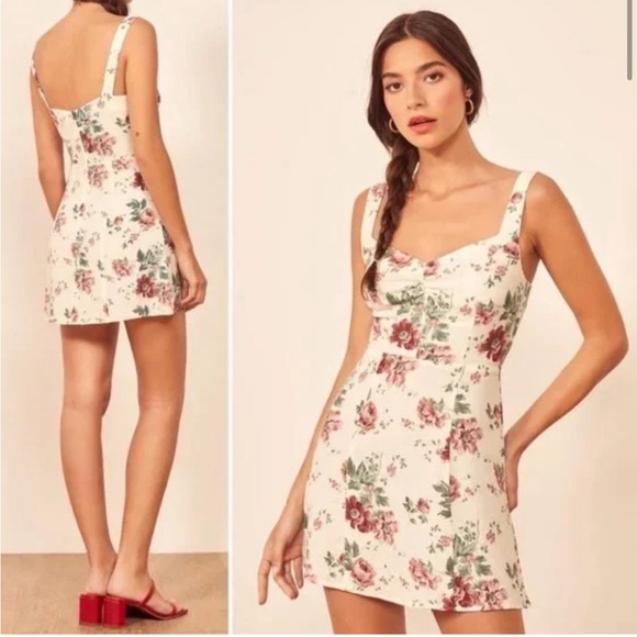 Reformation Fairfax Dress Verdana - Picture 1 of 4